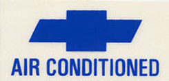 1966-67 AIR CONDITIONED DECAL
