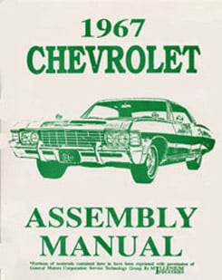 1967 ASSEMBLY MANUAL (ea)