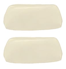 1971-72 HEADREST COVERS, BENCH, WHITE