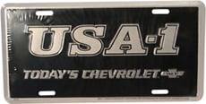 LICENSE PLATE, TODAYS CHEVROLET