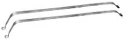 1973-76 GAS TANK STRAPS (ex. wagon) (pr)