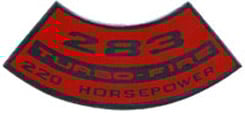 AIR CLEANER DECAL, 283-220