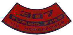 AIR CLEANER DECAL, 307-175