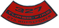 AIR CLEANER DECAL, 327-275