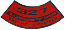 AIR CLEANER DECAL, 327-325