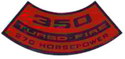AIR CLEANER DECAL, 350-270