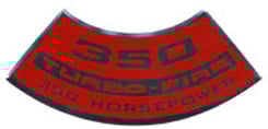 AIR CLEANER DECAL, 350-350