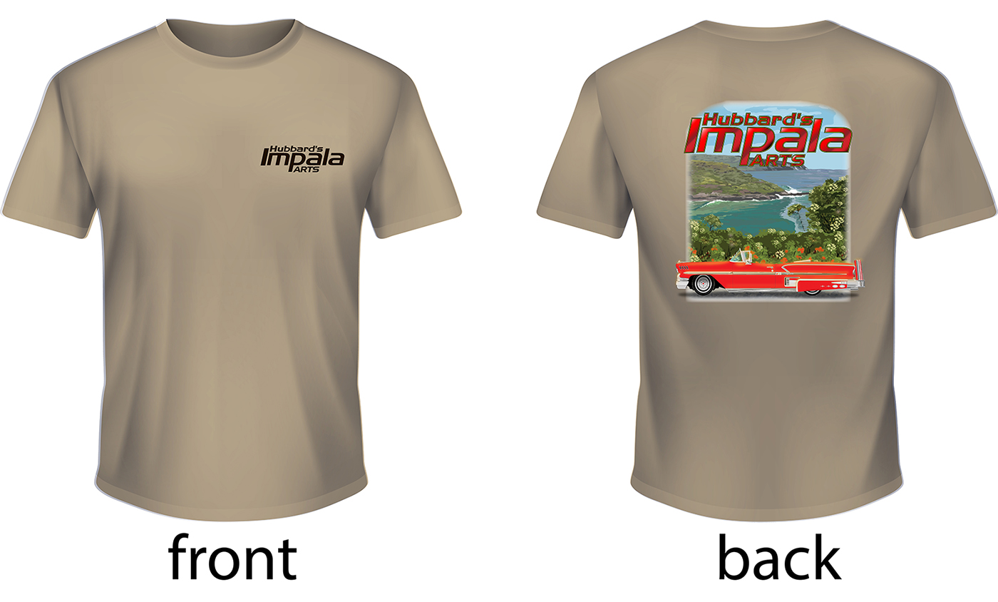 HUBBARDS IMPALA PARTS T-SHIRT 2019, L TAN