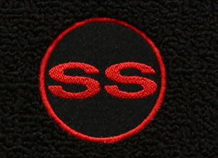 CARPET FLOOR MATS, W/SS LOGO, AQUA