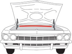 1958-60 HOOD TO COWL SEAL (ea)