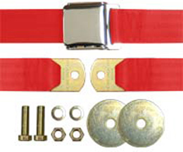 1958-62 SEAT BELT RED