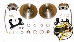 1958-64 FRONT DISC BRAKE CONVERSION, SMALL BLOCK (for use with 15" or larger wheels) (kit)