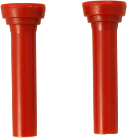 1958-67 DOOR LOCK KNOBS, RED