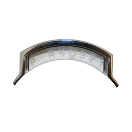 1958-68 COLUMN SHIFT INDICATOR BEZEL, LENS & POINTER. 4 SPEED AUTO