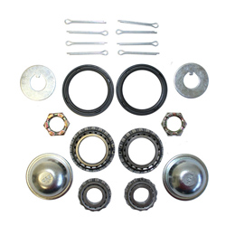 1958-68 WHEEL BEARINGS & SEALS, FRONT DISC CONVERSION ROTORS (set)