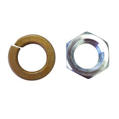 1958-70 PITMAN ARM TO STEERING BOX NUT & WASHER (ea)
