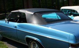 1958 CONVERTIBLE TOP, BLACK