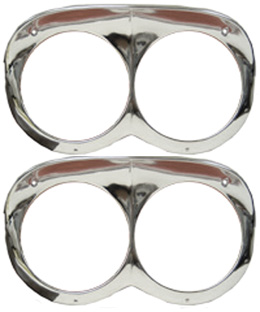 1958 HEADLIGHT BEZELS