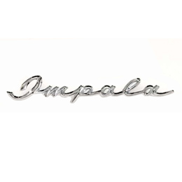 1958 QUARTER EMBLEM SCRIPT "IMPALA"