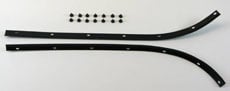 58 CONVERTIBLE HEADER WEATHERSTRIP CHANNEL, 2 PCS