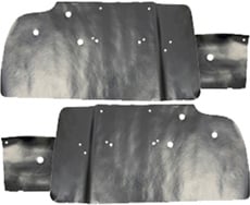 1959-60 DOOR PANEL WATER SHIELDS, 2DR