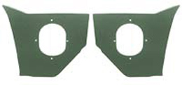 1959-60 KICK PANELS, DK GREEN