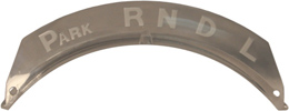 1959-60 DASH LENS, TRANS INDICATOR, POWERGLIDE