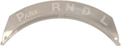 1959-60 DASH LENS, TRANS INDICATOR, POWERGLIDE