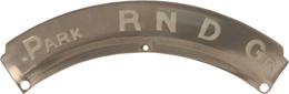 1959-60 DASH LENS, TRANS INDICATOR, TURBOGLIDE