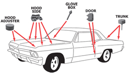 1959-61 BUMPER KIT 2 DR SEDAN