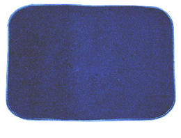 1959 CARPET TRUNK MAT, HARDTOP NO LOGO, BLUE 80/20 (2 pc set)