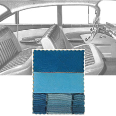 1959 DOOR PANELS, FRONT EL CAMINO, BLUE