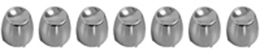 1959 GRILLE ORNAMENTS, 7 pcs