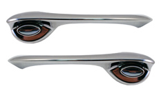 1960 DOOR HANDLES, REAR 4 DOOR