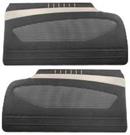 1960 DOOR PANELS, FRONT, EL CAMINO BLACK