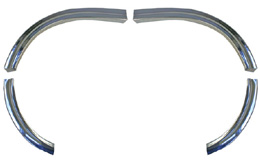 1960 EYEBROW MOULDINGS (SET) (EXCEPT IMPALA & NOMAD)