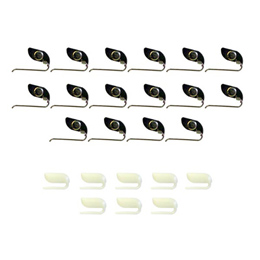 1960 QUARTER PAINT DIVIDER MOULDING CLIPS, IMPALA  (does 1 side) (ea)