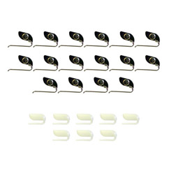 1960 QUARTER PAINT DIVIDER MOULDING CLIPS, IMPALA  (does 1 side) (ea)