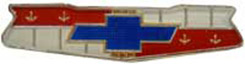 1960 TRUNK EMBLEM, INSERT, 283