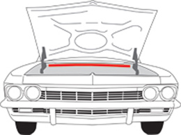 1961-62 HOOD TO COWL SEAL (ea)