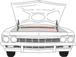 1961-62 HOOD TO COWL SEAL (ea)