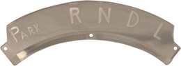 1961-62 DASH LENS, TRANS INDICATOR POWERGLIDE