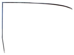 1961-1962 DOOR UPPER WINDOW FRAME, LEFT