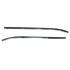 1961-64 CONVERTIBLE HEADER WEATHERSTRIP CHANNEL, 2 PCS