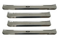 1961-64 DOOR SILL PLATES, 4 DR W/SCREWS