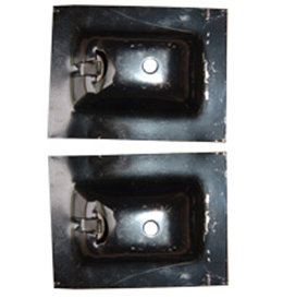 1961-64 GAS TANK MOUNTING BRACES (pr)