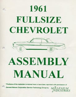 1961 ASSEMBLY MANUAL (ea)