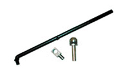 1961 CLUTCH ROD, LOWER W/SWIVEL AND ADJUSTING NUT