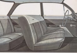 1961 DOOR PANELS, FRONT/REAR, 4 DR HARDTOP, GRAY (SET)