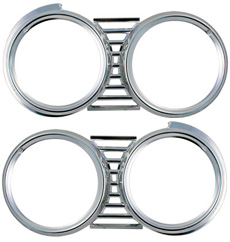 1961 HEADLIGHT BEZELS